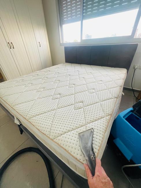 ניקוי מזרון- אחרי